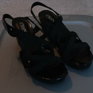 Black dressy sandals